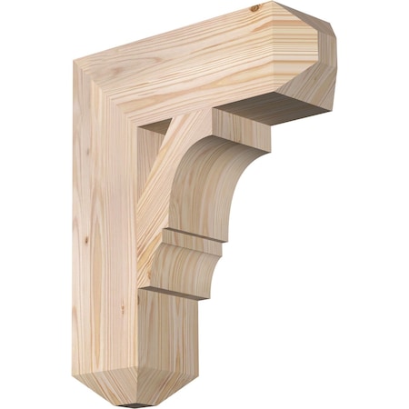 Ekena Millwork Balboa Craftsman Smooth Bracket, Douglas Fir, 5 1/2"W x 18"D x 22"H BKT06X18X22BOA04SDF